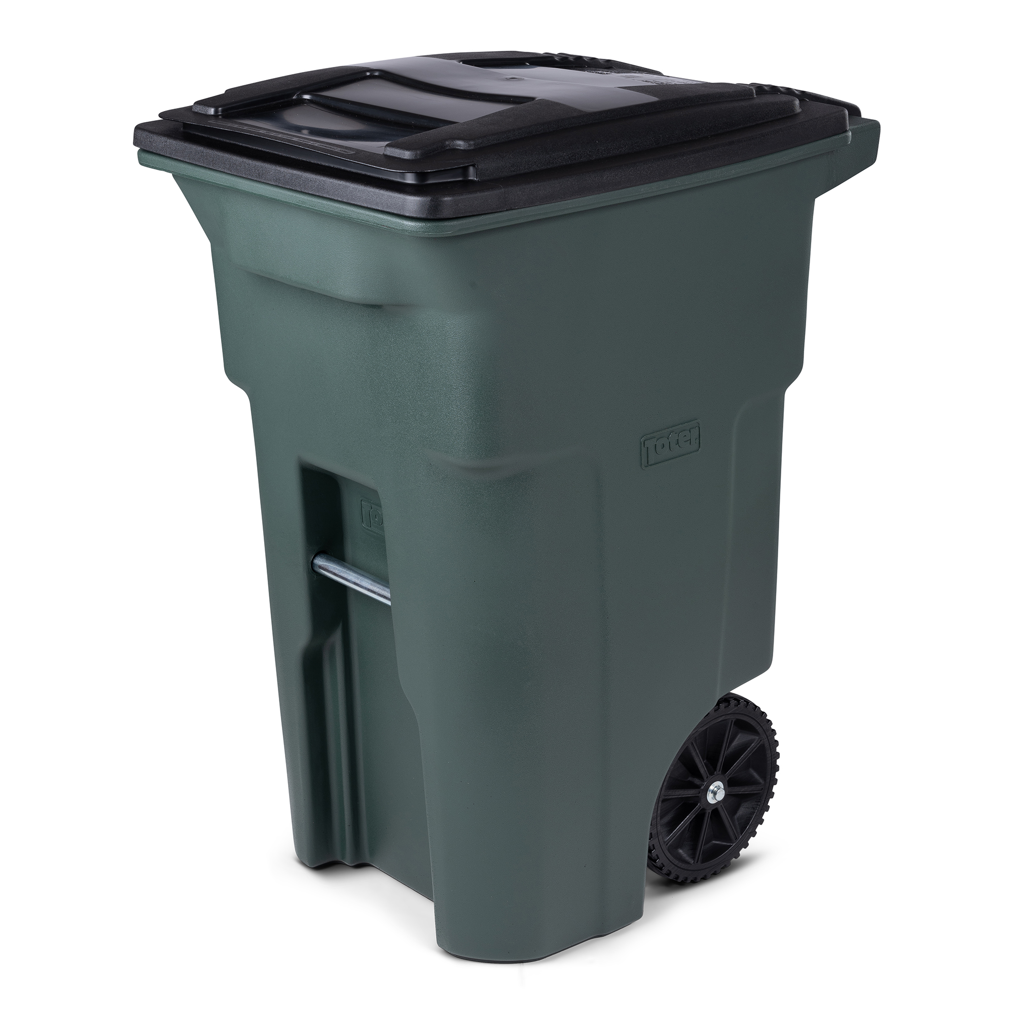 65 gallon green wheeled toter